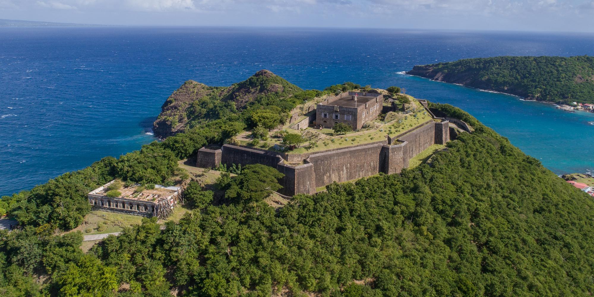 Fort Napoléon is a fortification, located on Terre-de-Haut Island, in the Îles des Saintes, Guadeloupe. Property of the Departmental Council of Guadeloupe. Amazing tourist attraction.