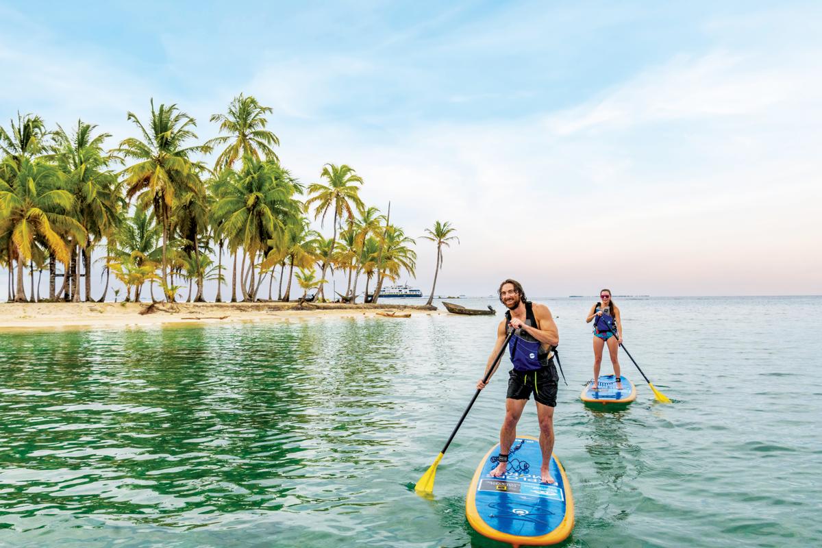 Paddle Boarding in Guna Yala, Panama