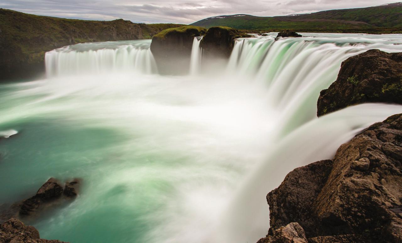 Goðafoss Waterfall, Akureyri, Western Fjord, Iceland