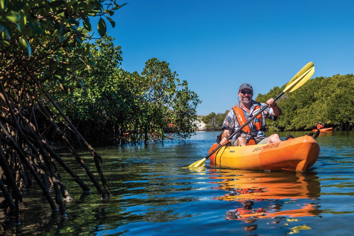 Kayaking in Punta Lengua, Baja California Sur, Mexico