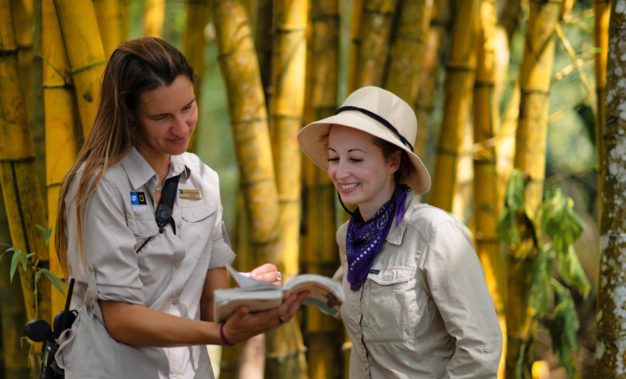 Naturalist Zoey Greenberg in Rio Seco, Costa Rica